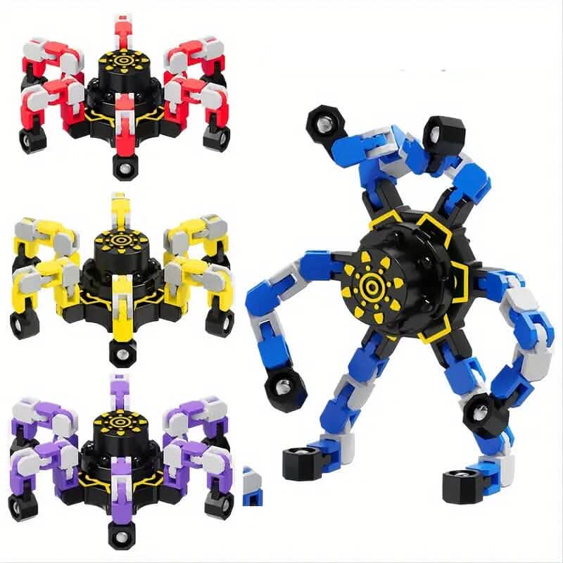 3-Pack: Fidget Toys Transformable Spinners