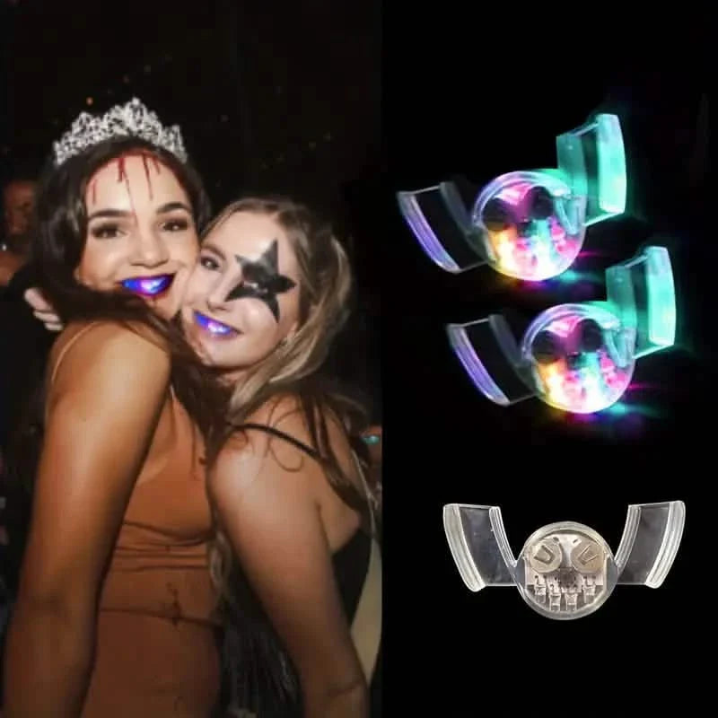 3-Pack: Flashing Mouth Glow Tooth Funny LED Light
