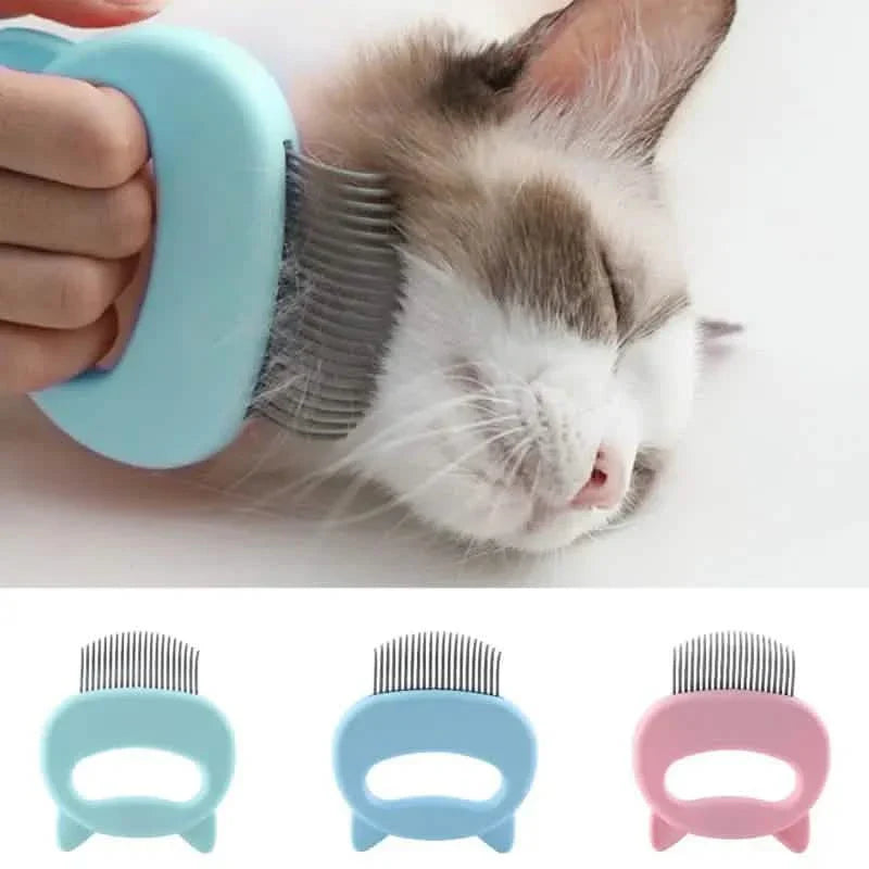 3-Pack: Pet Deshedding Brush Grooming and Shedding Matted Fur Remover Massage Dematting Tool
