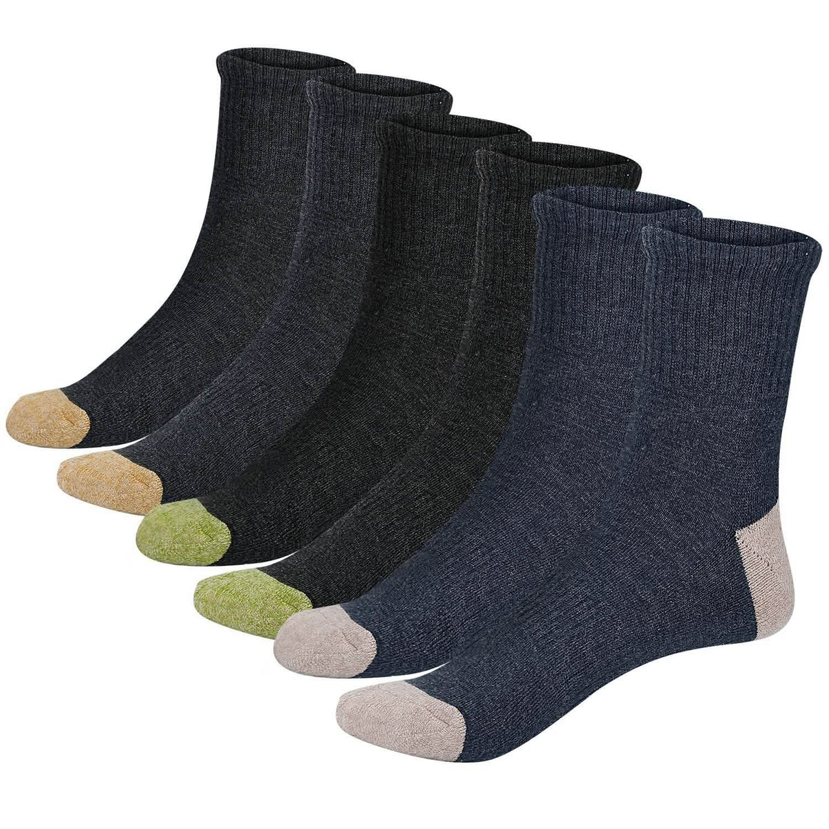 3-Pair: Men's Ankle Socks Compression Fit