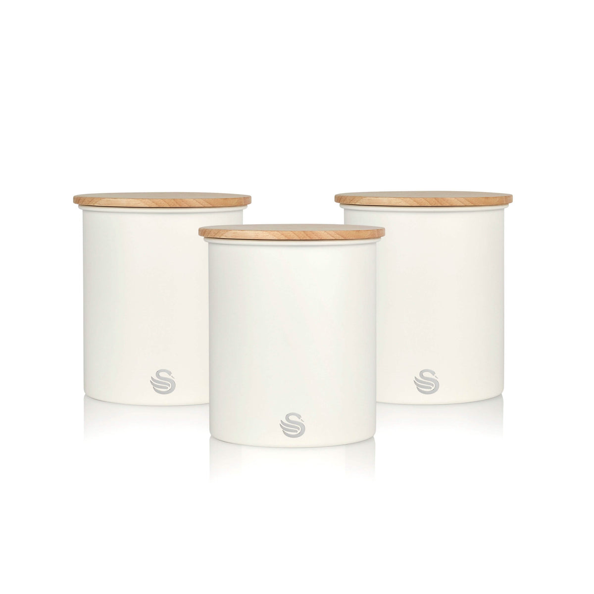 3-Piece Set: Swan Nordic Canisters