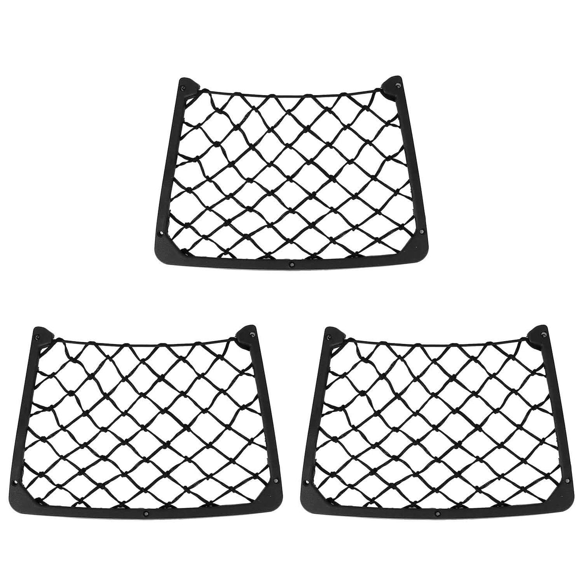 3-Pieces: Mesh Pocket Seat Side Organizer