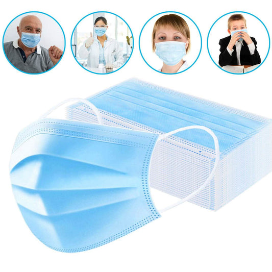 3-Ply Disposable Non-Medical Sanitary Surgical Earloop Face Mask Lot