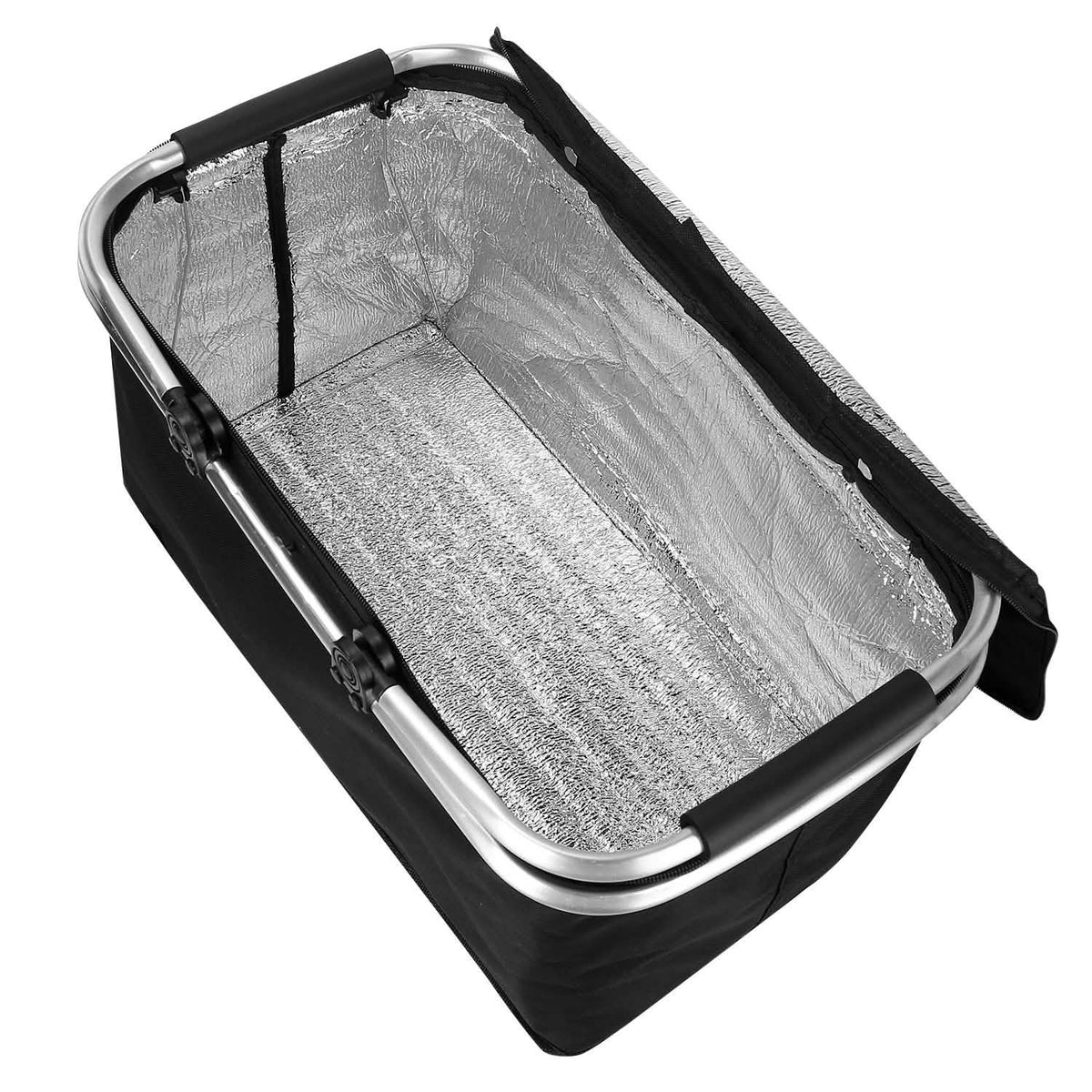 30L Insulated Picnic Basket Cooler Collapsible Food Delivery Storage