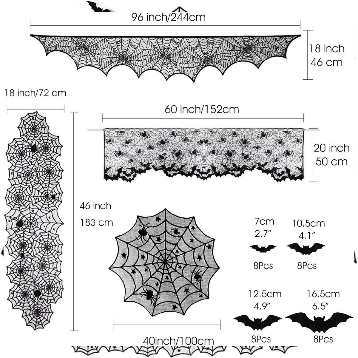 36-Piece Set: Halloween Decoration Set