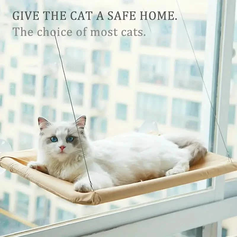360¬∞ Cat Window Hammock: A Space-Saving Sunny Seat for Indoor Cats!