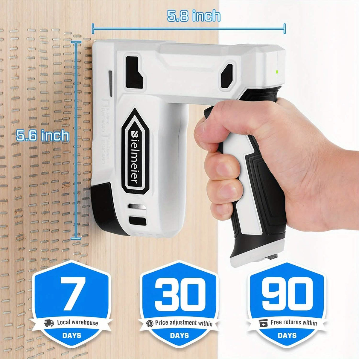 Bielmeier 20V Cordless 2-in-1 Stapler & Brad Nailer