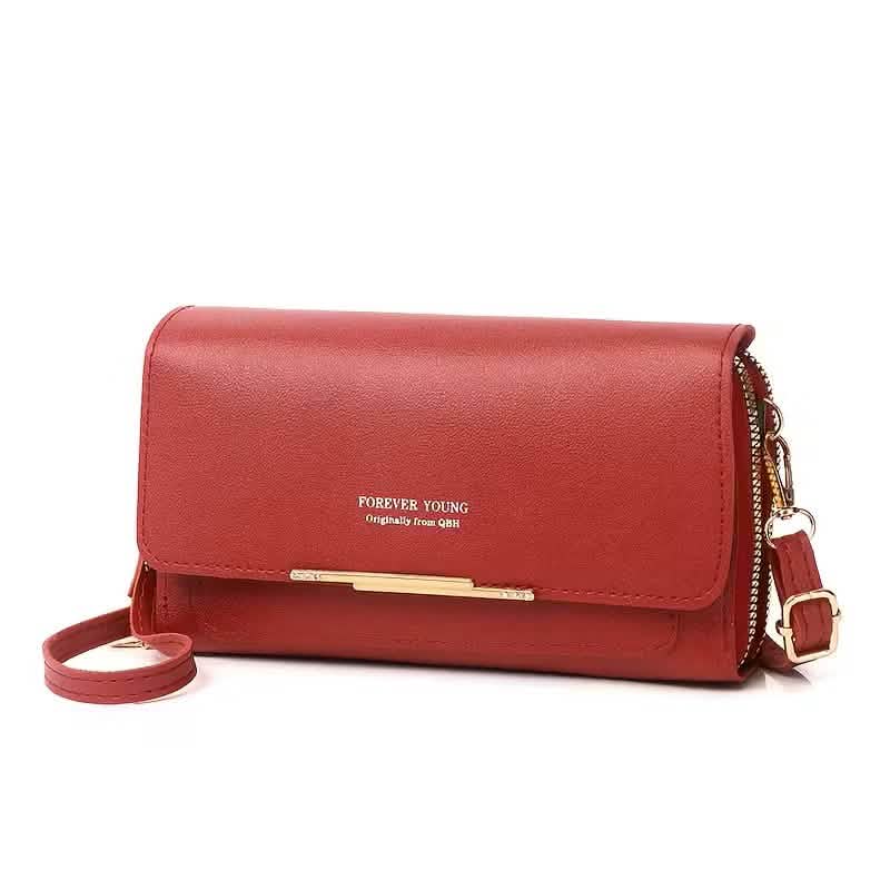 Vegan Messenger Bag – Lightweight Large Shoulder Bag with Detachable Organizer