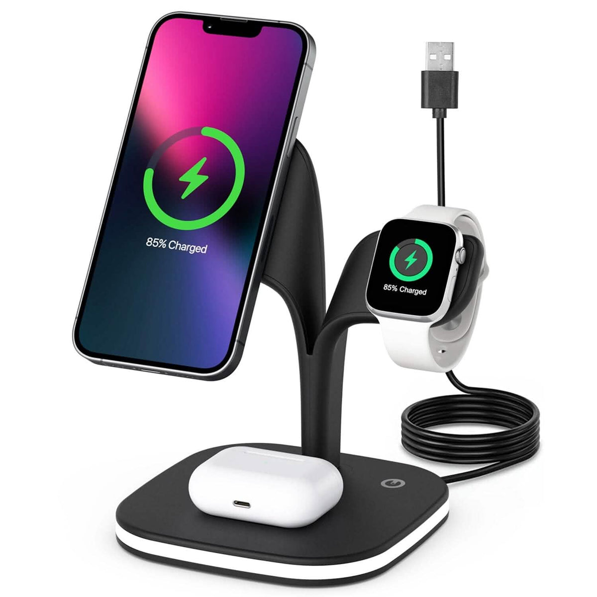 4-in-1 Magnetic Wireless Charging Station Dock