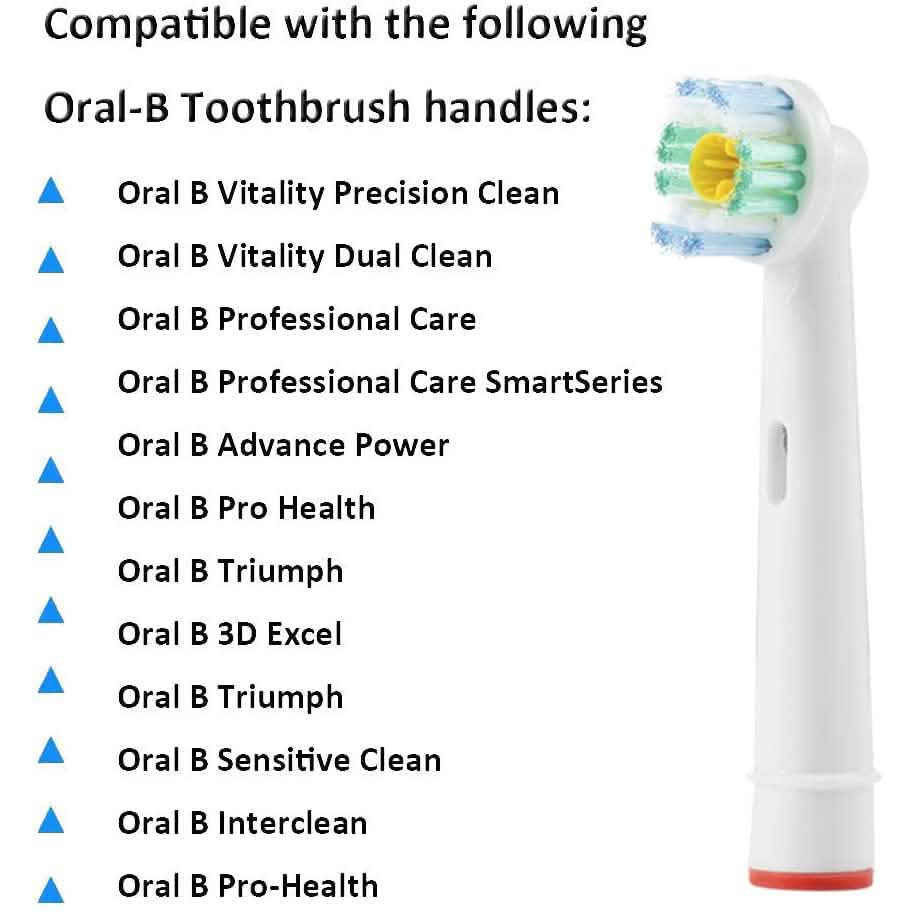 4-Pack: EB18A Replacement Electric Toothbrush Head