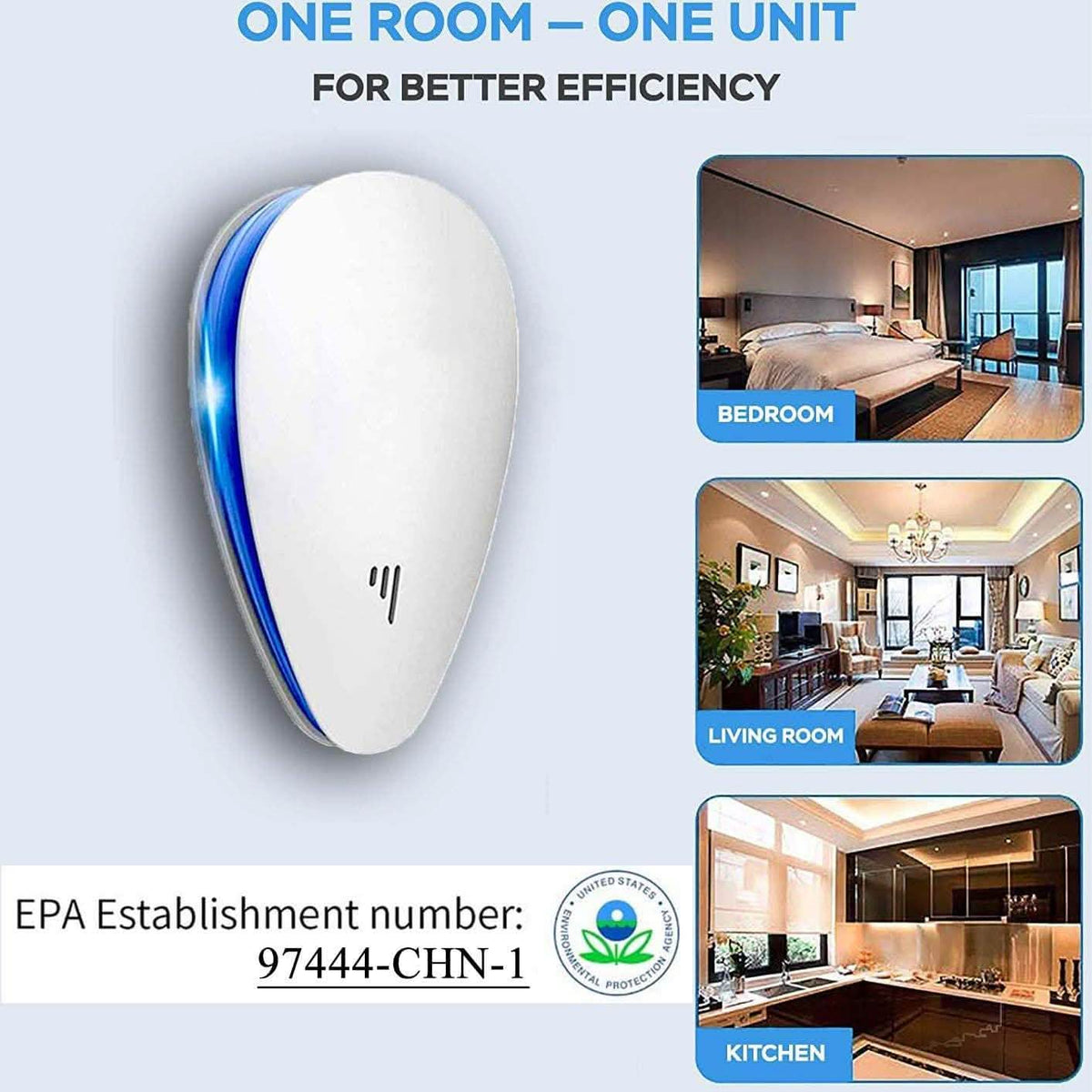 4-Pack: Pest Control Ultrasonic Repellent