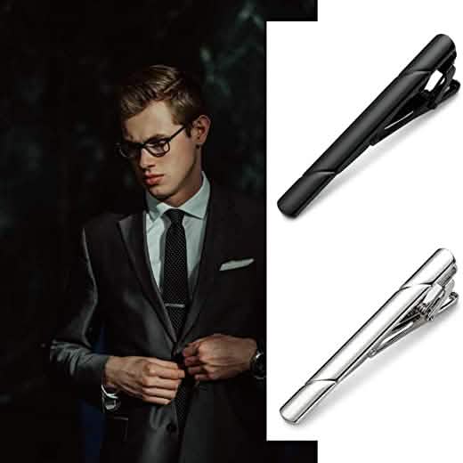 4-Piece: Men's Tie Clips