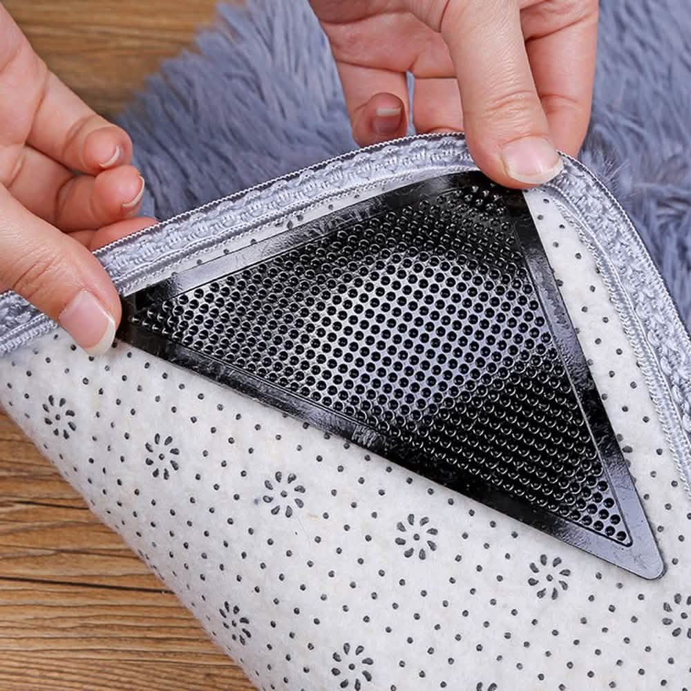 4-Piece: Non-Slip Rug Sticker Pads