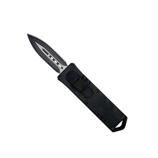 2-Pack: 4.5" Dagger Blade OTF Knife with Belt Clip