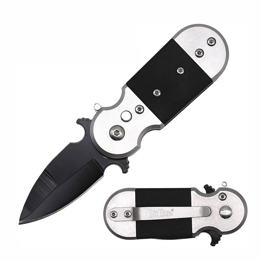 2-Pack: 4.75" Automatic Knife with Safety Lock