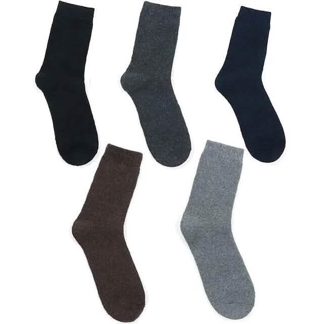 5-Pack: Winter Warm Socks Gift Warm Wool Socks
