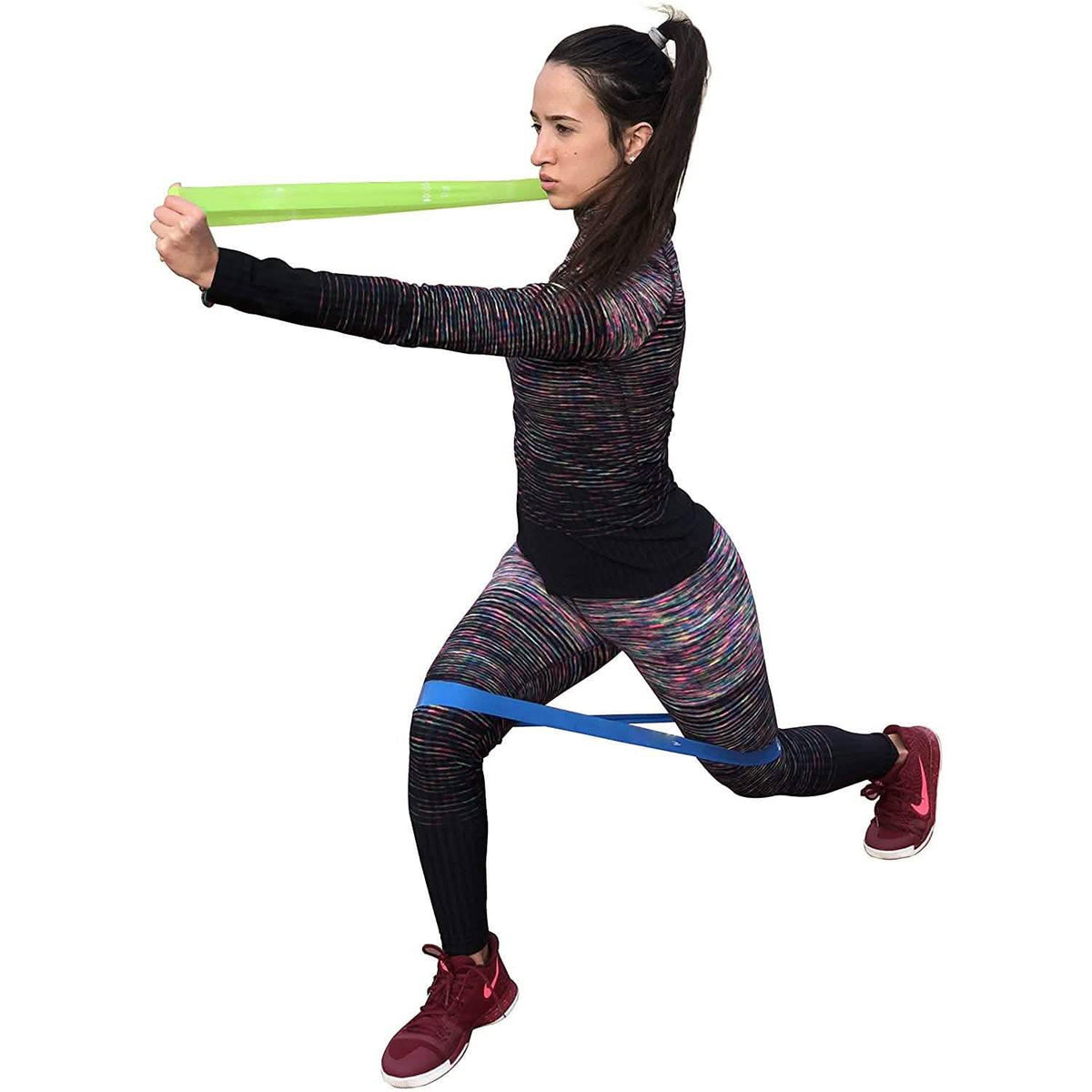 5-Piece Set: Resistance Loop Exercise Bands