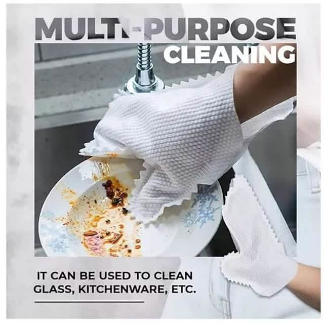 50-Pieces: Dust Cleaning Gloves Eco-friendly Disposable Gloves