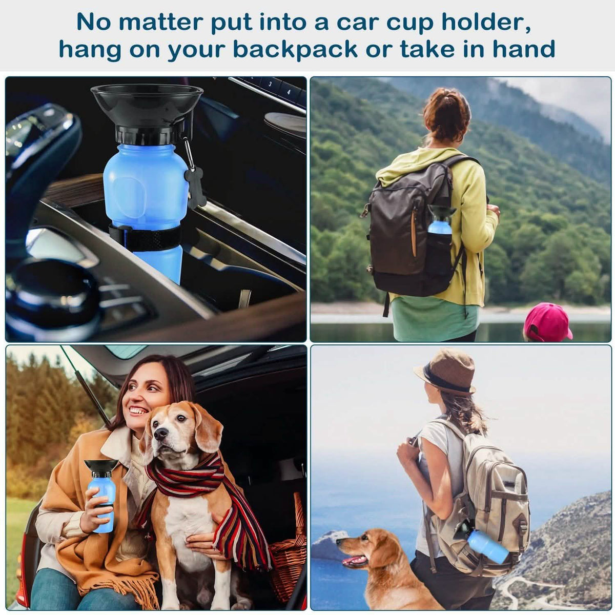 500ml Pet Water Bottle Portable Water Cup