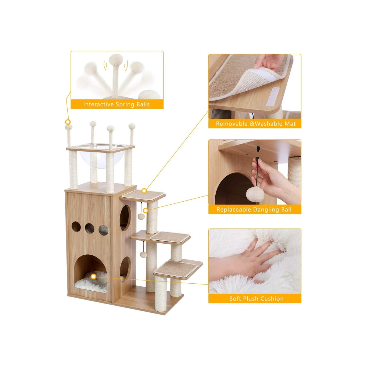 52" Multi-level Cat Tree