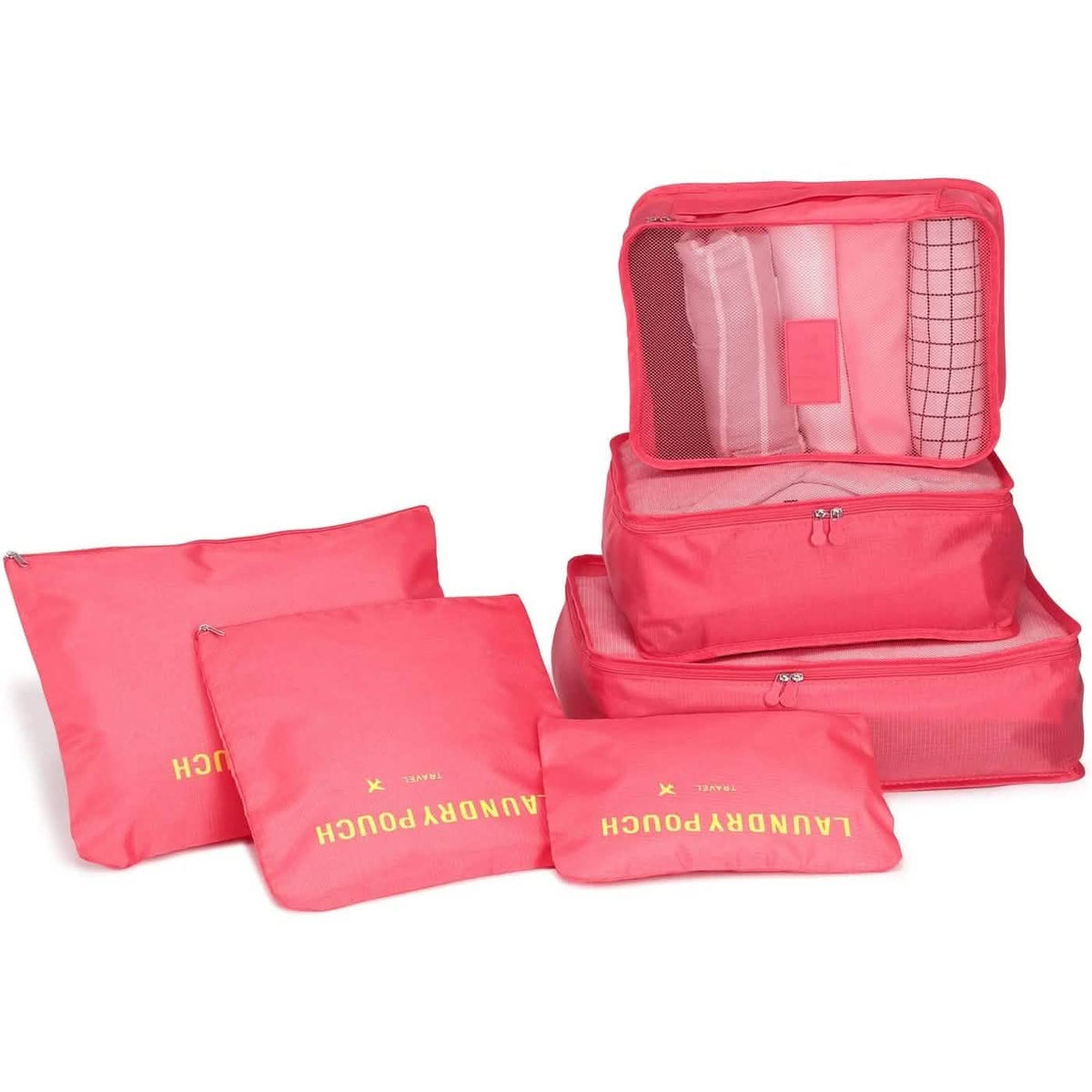 6-Pack: Fitnate Compression Packing Cubes