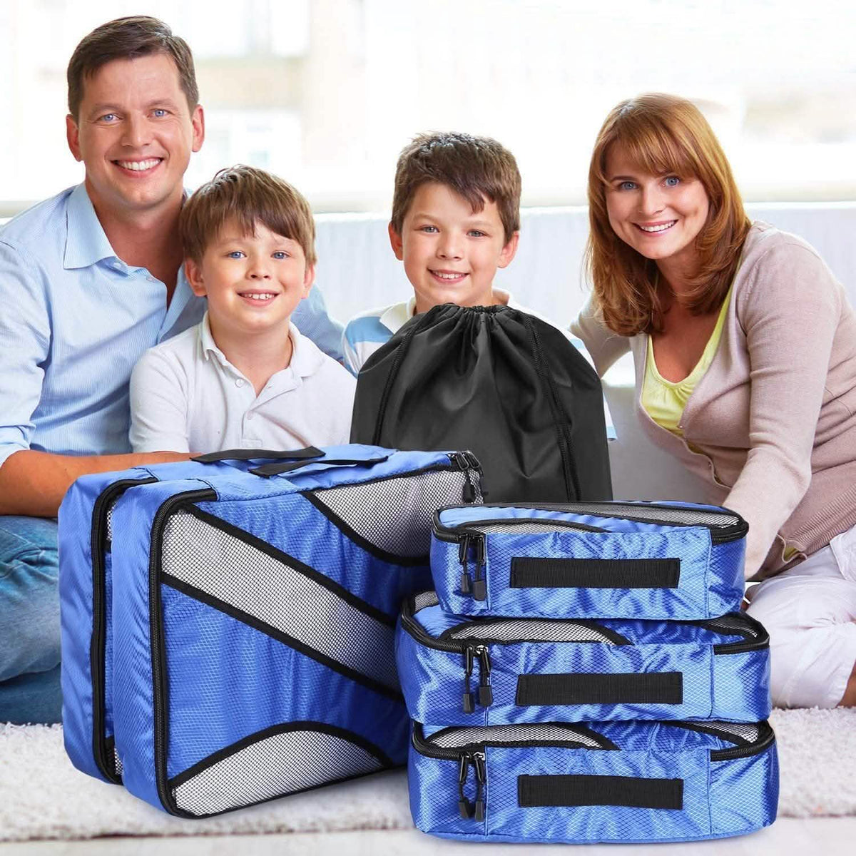 6-Pack: Fitnate Compression Packing Cubes