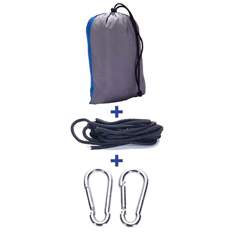 6-Piece: 2-Person Portable Hammock Set