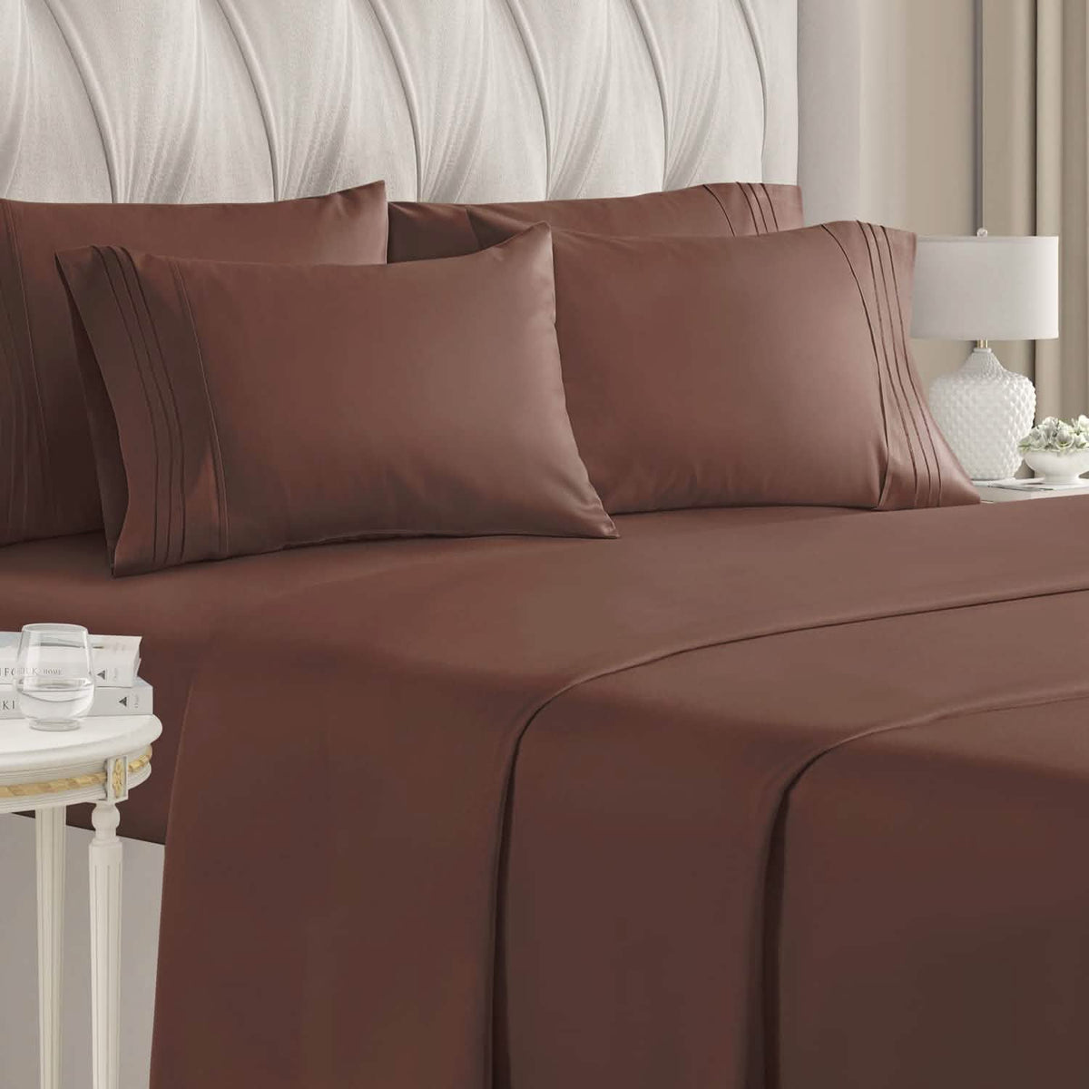 6-Piece Set: Hotel Luxury Bed Sheets