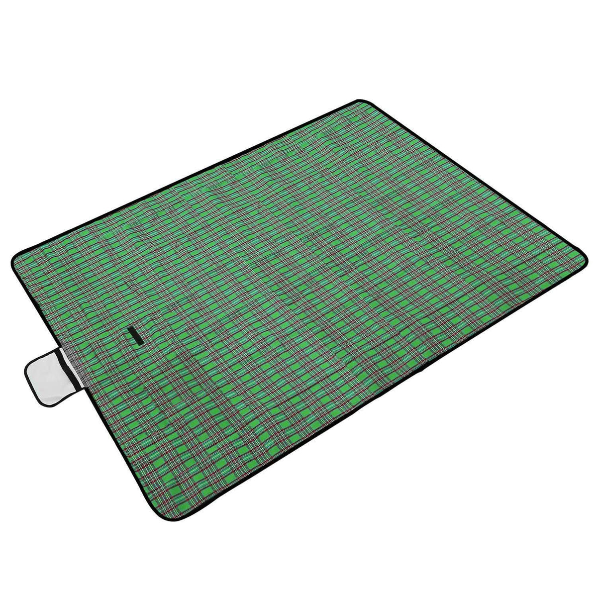 60" x 78" Foldable Waterproof Picnic Blanket with Strap