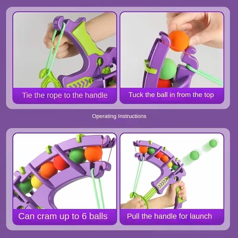 12-Piece Interactive Archery Game Set – Multi-Color
