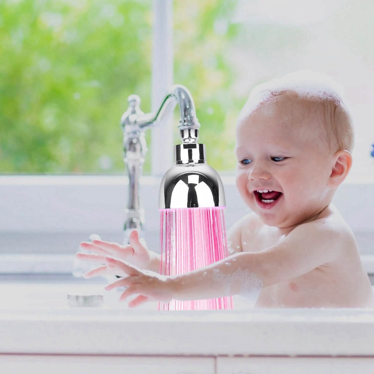 7 Color Changing LED Shower Head