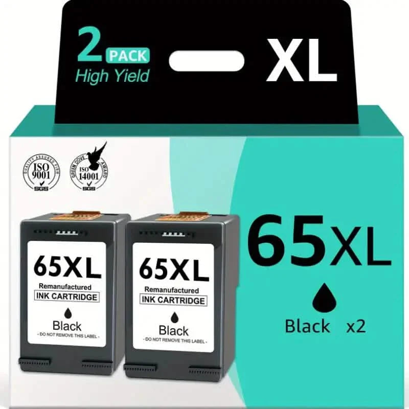 HP 65 / 65XL Black and Color Ink Cartridges