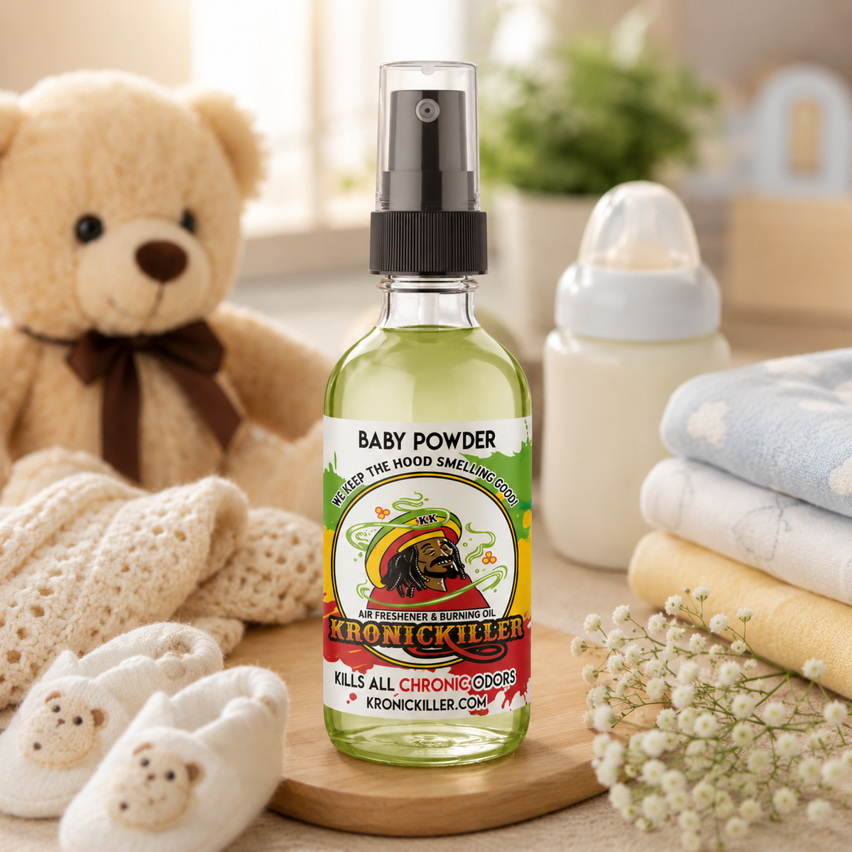 KronicKiller Baby Powder Air Freshener & Burning Oil Kronic Killer