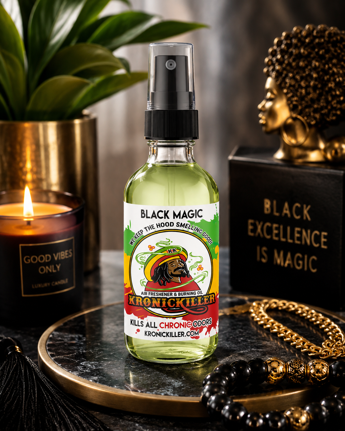 Kronickiller Black Magic Air Freshener & Burning Oil