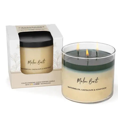 Crossroads Color Changing 3 Wick Jar Candle
