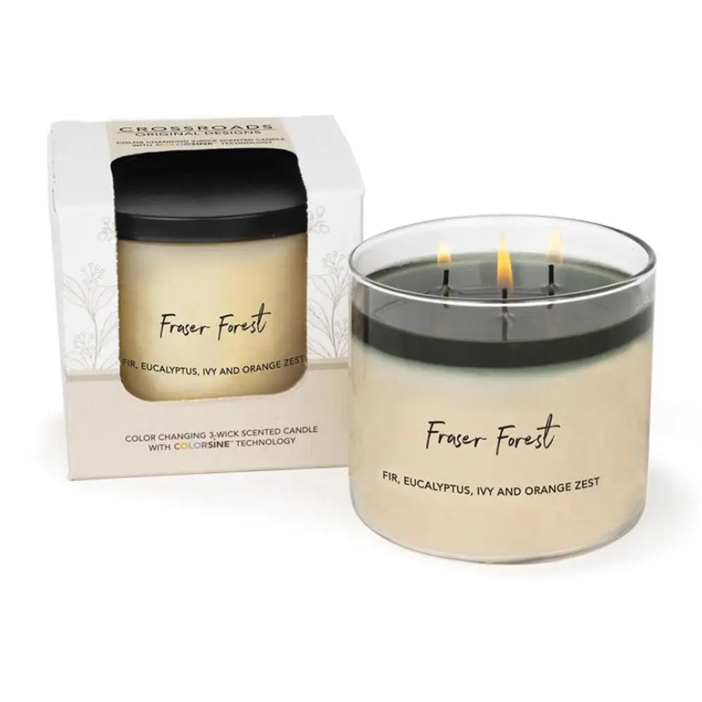 Crossroads Color Changing 3 Wick Jar Candle