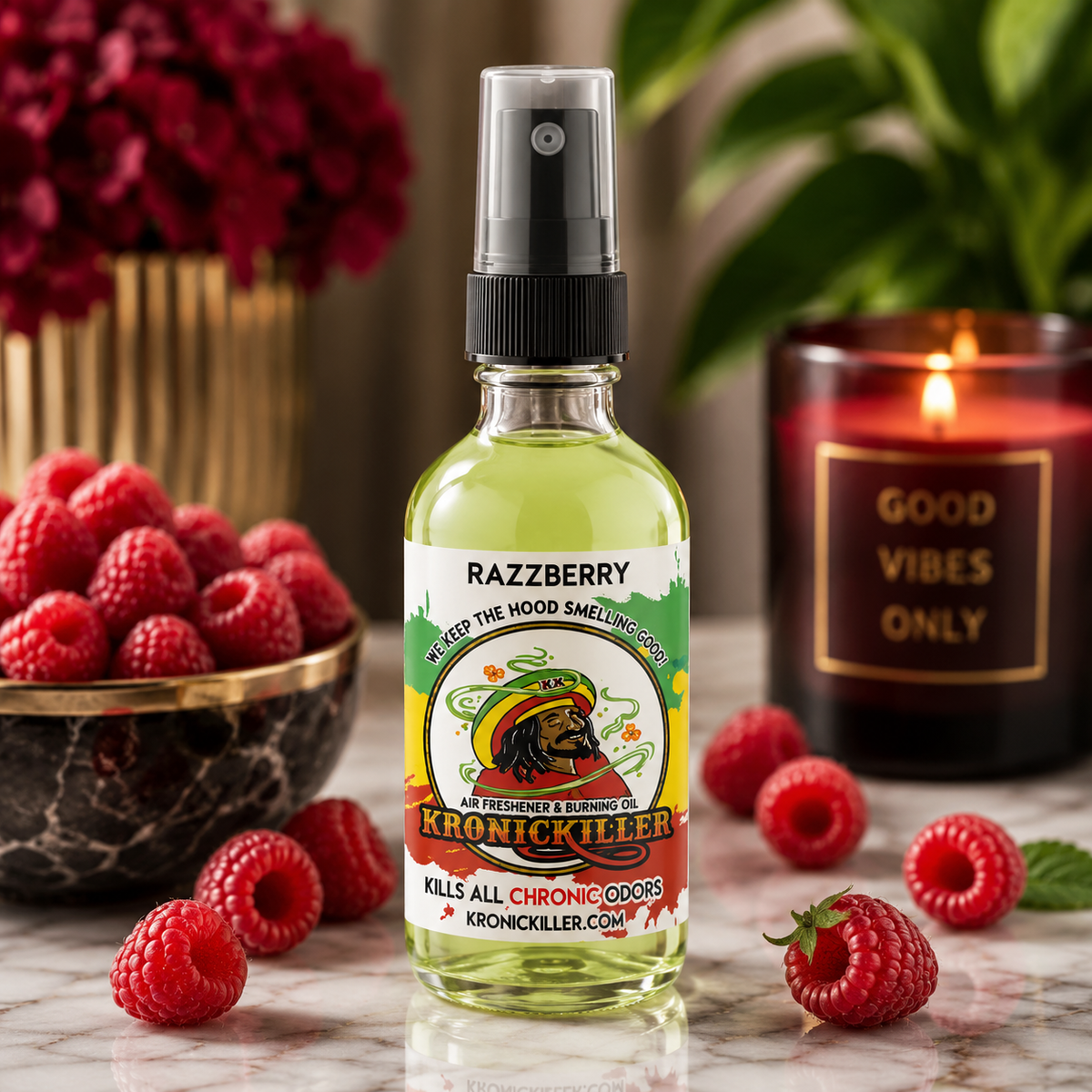 Kronickiller Razzberry Air Freshener & Burning Oil