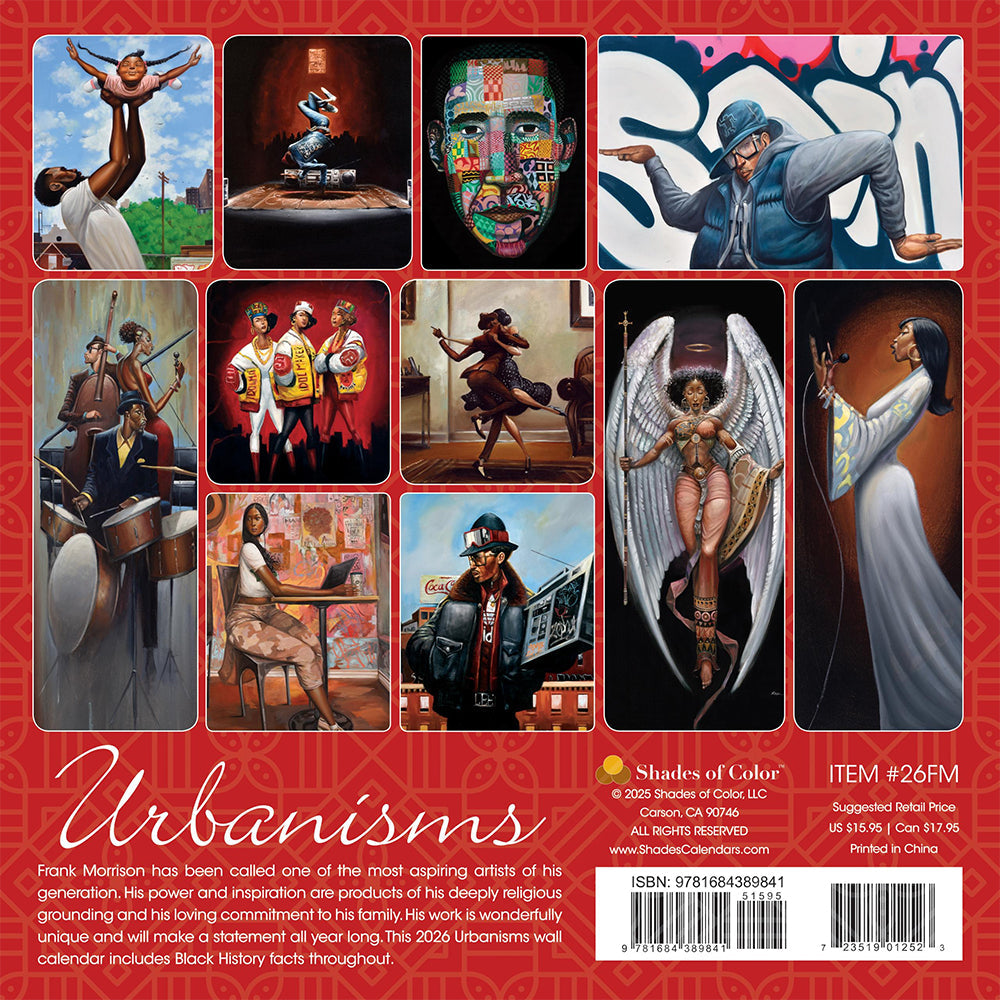 Afrocentric Urbanisms 2026 Wall Calendar | FashionMojos.com