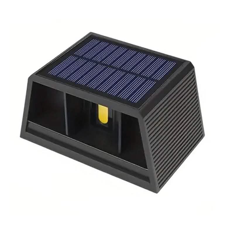 Adjustable Beam Solar Wall Sconce Outdoor Light with 140 Lumens