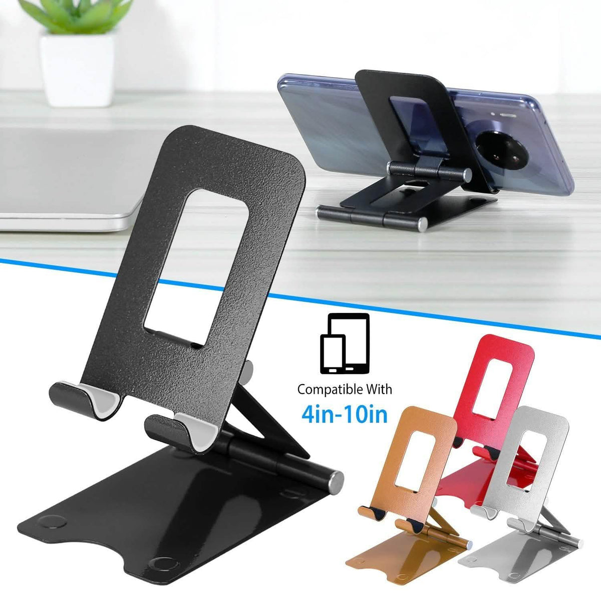 Adjustable Foldable Desktop Phone Stand