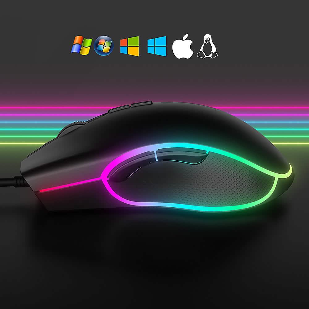 Altec Lansing - GM300 Wired Gaming Mouse with RGB Lighting - RGB