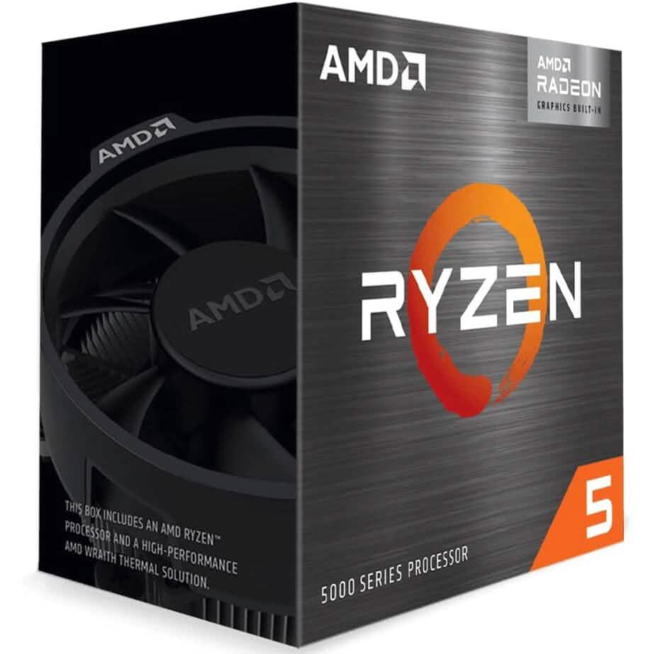 AMD Ryzen 5 5600G 6-Core 12-Thread Unlocked Desktop Processor with Radeon Graphics  (Refurbished)