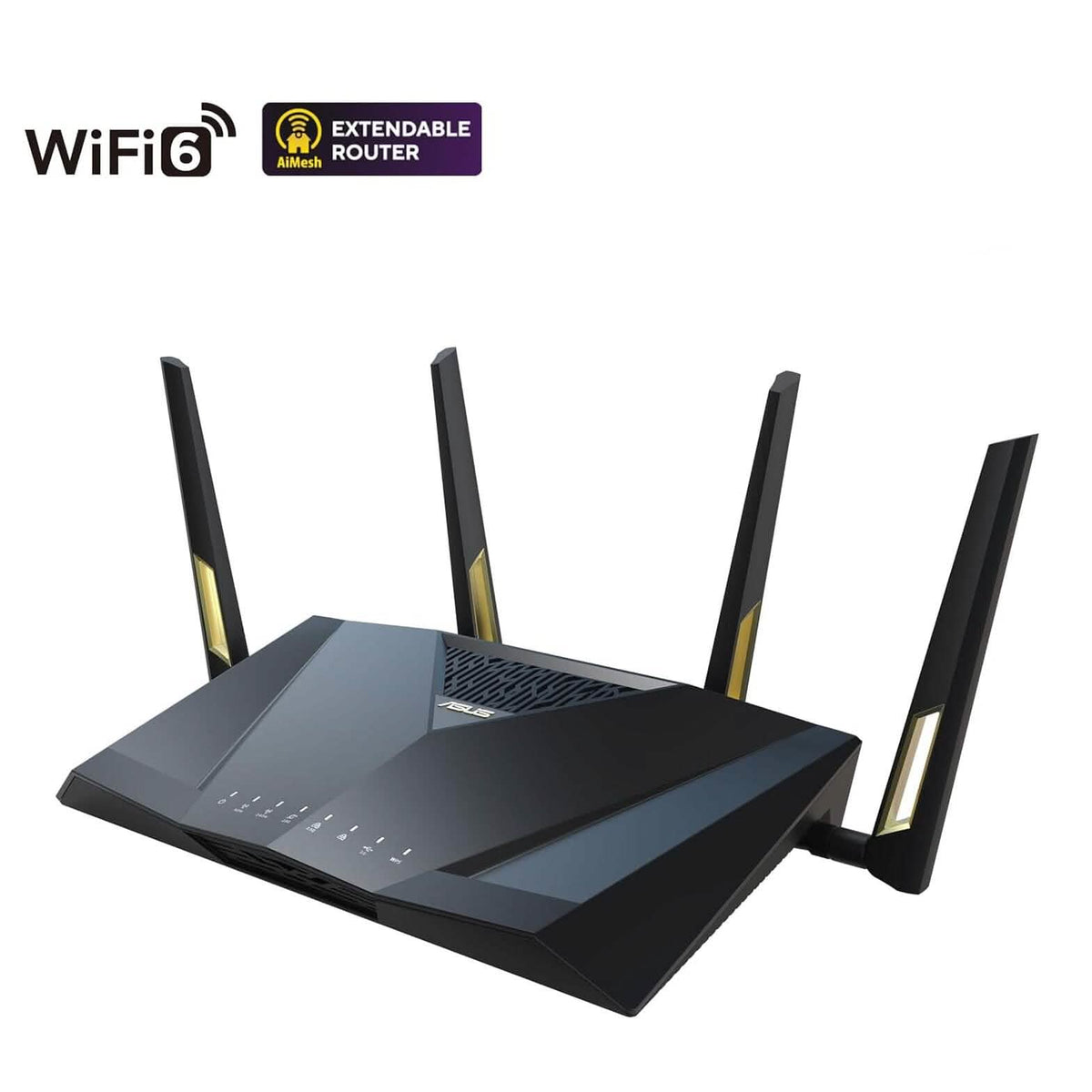 ASUS RT-AX88U Pro (AX6000) Dual Band WiFi 6 Extendable Gaming Router (Refurbished)