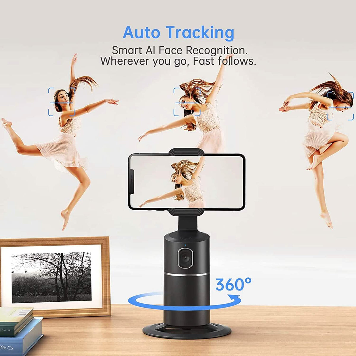 Auto Face Tracking Phone Holder