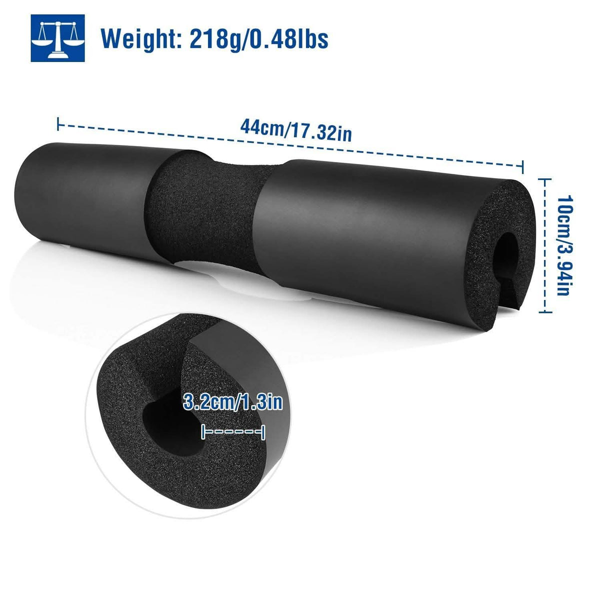 Barbell Pad Support Squat Bar Foam Cover
