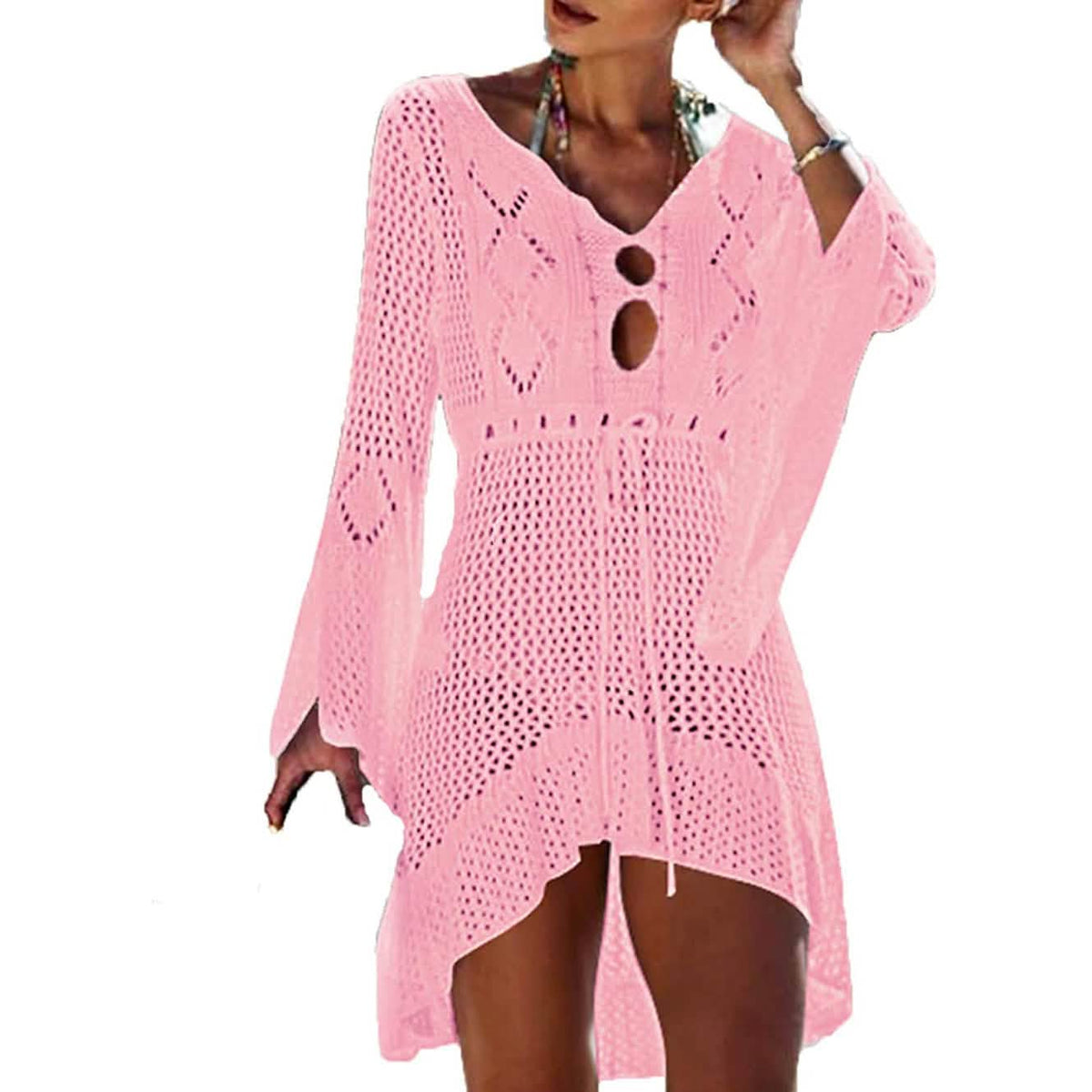 Beach Tops Sexy Perspective Cover Dress