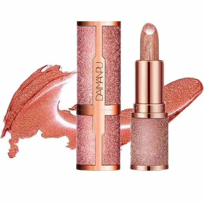 Berry Pink Sparkly Lip Gloss Paste