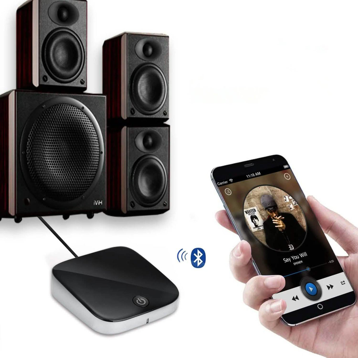 Bluetooth Wireless Audio Transmitter Receiver Adapter Optical Toslink