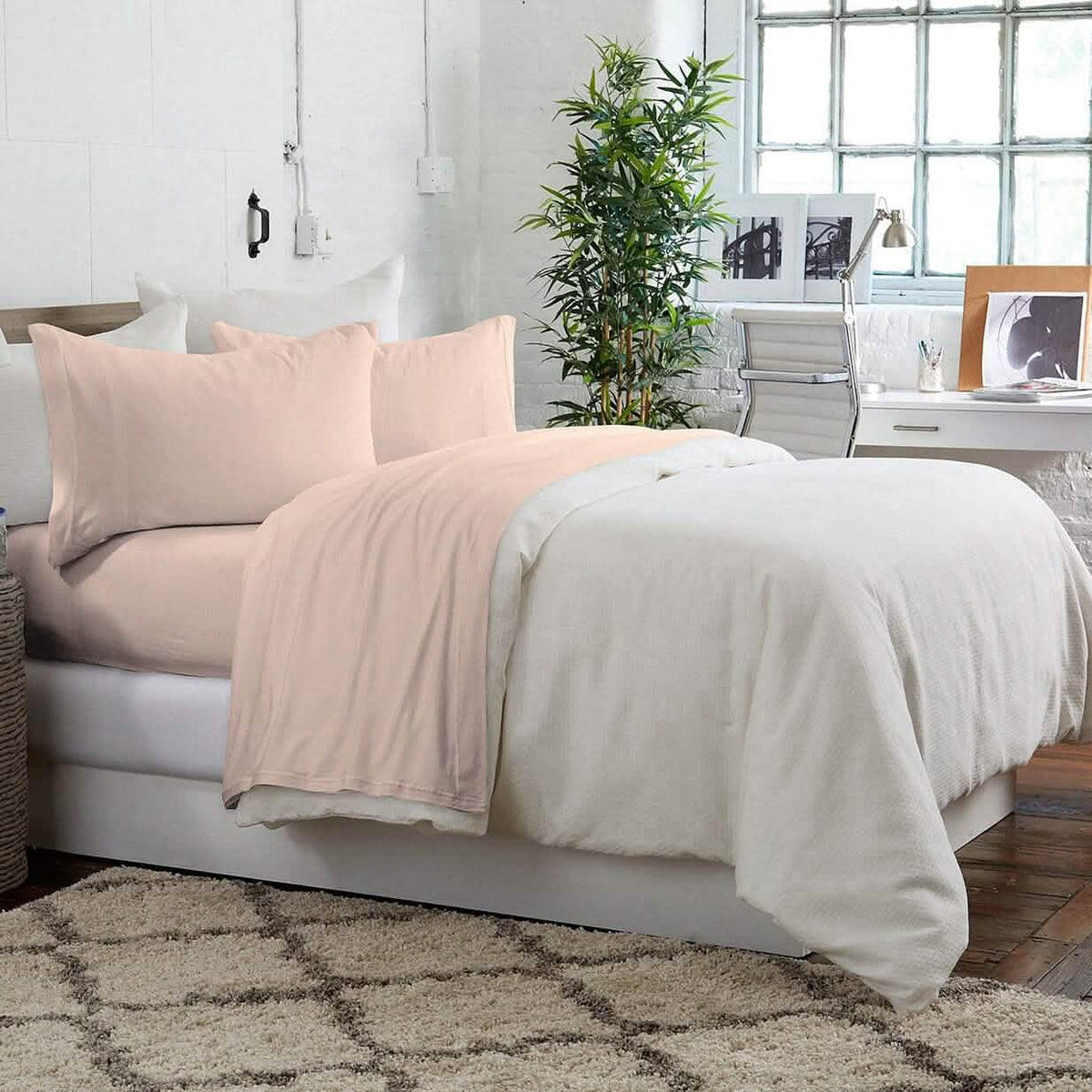 Brooklyn Flat Jersey Knit Sheet Set