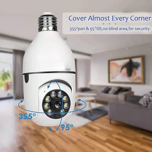 Bulb Camera Security Monitor
